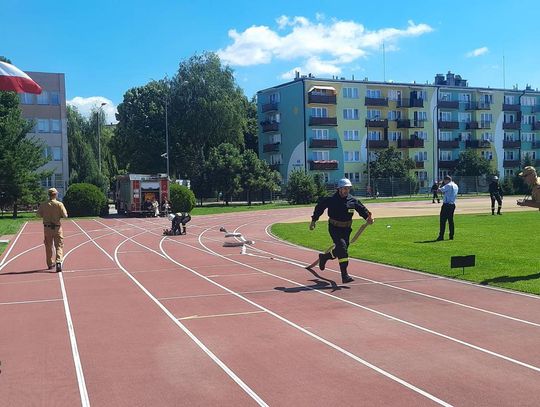 Powiatowe Zawody Sportowo - Pożarnicze, 23 czerwca 2024r., stadion MOSIR w Krasnymstawie