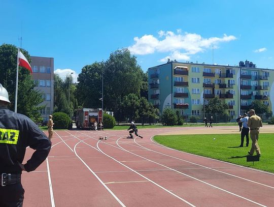 Powiatowe Zawody Sportowo - Pożarnicze, 23 czerwca 2024r., stadion MOSIR w Krasnymstawie