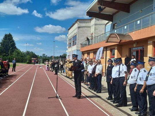 Powiatowe Zawody Sportowo - Pożarnicze, 23 czerwca 2024r., stadion MOSIR w Krasnymstawie