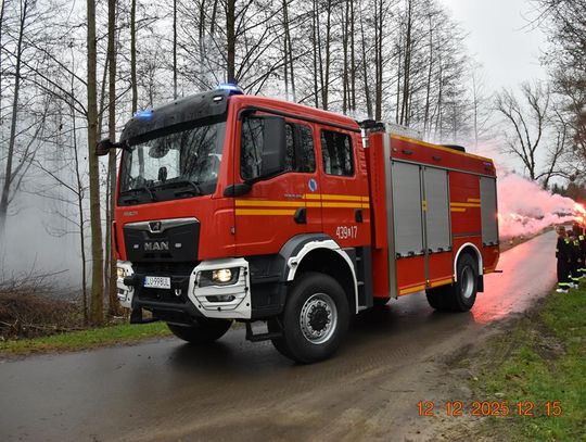 Powitanie nowego wozu strażackiego dla OSP Fajsławice, 12 grudnia 2025r.