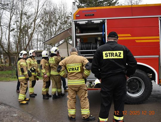 Powitanie nowego wozu strażackiego dla OSP Fajsławice, 12 grudnia 2025r.